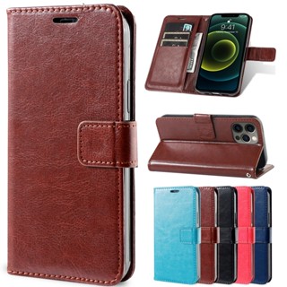 เคสโทรศัพท์หนัง ฝาพับ พร้อมช่องใส่บัตร สไตล์วินเทจ สําหรับ Huawei Honor V40 V30 V20 V10 V9 V8 X10 10X 10 8 Pro Lite
