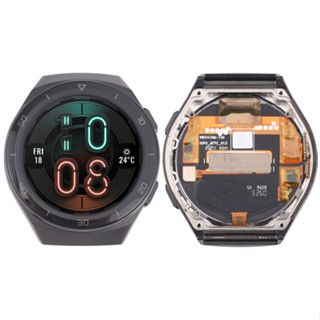 มาใหม่ อะไหล่หน้าจอ LCD ดิจิไทเซอร์ พร้อมกรอบ สําหรับ Huawei Watch GT 2e HCT-B19