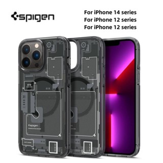 Spigen Ultra Hybrid Zero One (MagFit) เคสชาร์จไร้สาย สําหรับ Apple iPhone 13 14 12 Pro Max 14 Plus