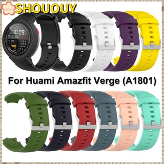 Shououy สายนาฬิกาข้อมือซิลิโคน แบบนิ่ม สําหรับ Huami Amazfit Verge 3