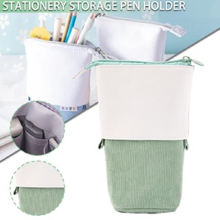 Pop-up Pencil Case Large Capacity Stationery Bag Cosmetics Pouch Retractable