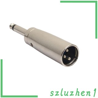 [Szluzhen1] อะแดปเตอร์แปลงเสียงไมโครโฟน XLR 3 Pin ตัวผู้ เป็น 1/4 นิ้ว 6.35 มม. ตัวผู้ TRS