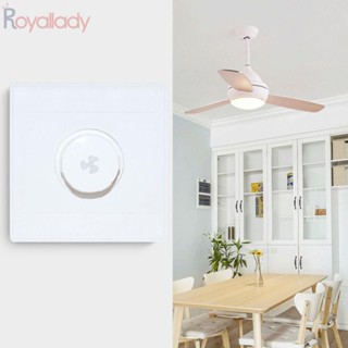 #ROYALLADY#Fan ลูกบิดสวิตช์ความเร็ว 10A 200W 250V 50 60HZ ไม่มีกล่องด้านล่าง สําหรับพัดลมติดเพดาน