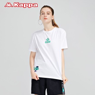 Kappa Kappa เสื้อยืดลําลอง แขนสั้น เหมาะกับการเล่นกีฬา แฟชั่นฤดูร้อน สําหรับสตรี