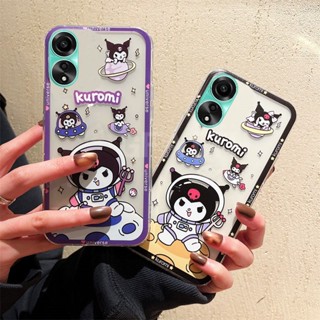 ใหม่ เคสโทรศัพท์มือถือแบบนิ่ม ใส กันกระแทก ลายการ์ตูนคุโลมิน่ารัก แฟชั่น สําหรับ OPPO A58 4G OPPO A58 NFC A58 OPPOA58NFC 2023