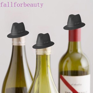 Fallforbeauty จุกไม้คอร์กซิลิโคน กันรั่ว ถอดออกได้ สําหรับตกแต่งขวดไวน์ แชมเปญ