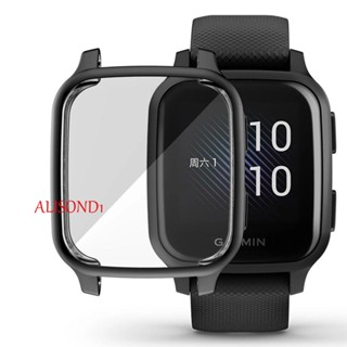 Alisond1 สําหรับ Garmin Venu SQ อุปกรณ์เสริมสมาร์ทวอทช์ TPU ป้องกันรอยขีดข่วนหน้าจอ ป้องกันไฟฟ้า เคสกันกระแทก