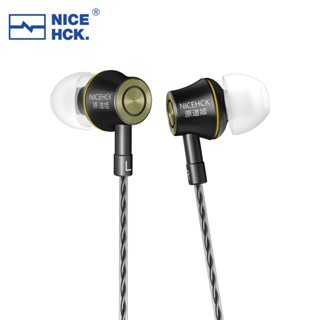 Nicehck YD520 ชุดหูฟังอินเอียร์ อะลูมิเนียมอัลลอย ABS HIFI ไดนามิก 10 มม. พร้อมไมโครโฟน HD สําหรับเล่นเกม