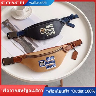 Disney กระเป๋าคาดเอว COAC H กระเป๋าคาดหน้าอกผู้ชายและผู้หญิง