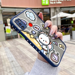 เคสโทรศัพท์มือถือแบบแข็ง ใส กันกระแทก ลายการ์ตูนอวกาศ มีลายด้านข้าง สําหรับ Tecno Spark 5 Air Spark 6 Air KE6