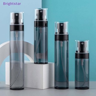 Brightstar ขวดพลาสติกเปล่า แบบรีฟิล ขนาด 30 60 80 100 120 มล. สีดํา