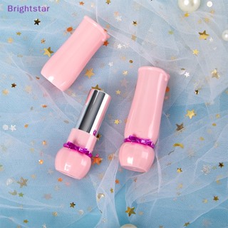 Brightstar 1 ชิ้น 12.1 มม. DIY สีชมพูเปล่า หลอดลิปบาล์ม ขวดคอนเทนเนอร์ ลิปแม่พิมพ์ ใหม่