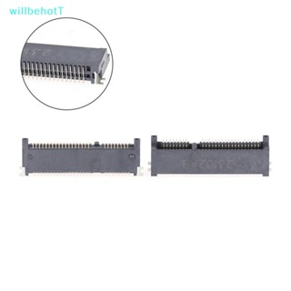 [WillbehotT] อะแดปเตอร์ซ็อกเก็ตเชื่อมต่อ PCI-E PCI Express PCie mSATA 52pin 4.0 มม. ตัวเมีย SMT สําหรับ SSD [ใหม่]