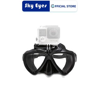 Skyeyes หน้ากากดําน้ํา แว่นตาว่ายน้ํา กระจกนิรภัย หน้ากากดําน้ําพาโนรามา สําหรับ GoPro หรือ Insta360
