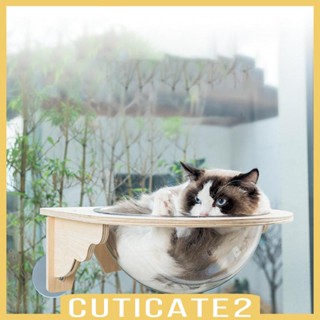 [Cuticate2] เบาะที่พักแมว แบบไม้ มีปุ่มดูดสุญญากาศ