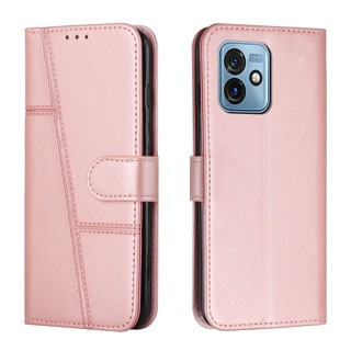 เคสมือถือ แบบหนัง ฝาพับ พร้อมช่องใส่บัตร สําหรับ Motorola Moto G 5G Capa Funda Motorola G 2023