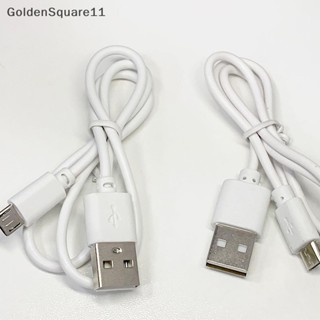 Goldensquare สายชาร์จโทรศัพท์มือถือ USB ทองแดงบริสุทธิ์ 30 ซม. สําหรับ Android Bluethood