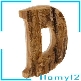 [HOMYL2] ป้ายไม้ ลายตัวอักษร และตัวอักษร 95 มม. สําหรับตกแต่งผนังบ้าน ห้องนอน DIY