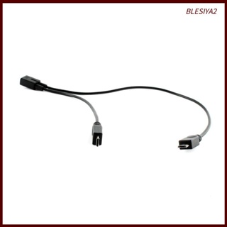 [Blesiya2] สายเคเบิลเชื่อมต่อข้อมูล Micro USB ตัวเมีย เป็นตัวผู้ 1 เป็น 2 แยก PC และเข้ากันได้