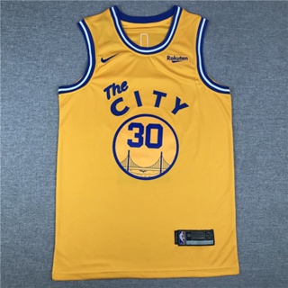 เสื้อกีฬาบาสเก็ตบอล NBA Jersey Golden Warriors No. เสื้อกั๊กกีฬา สีเหลือง 30 ชิ้น 915457