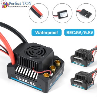 มอเตอร์ไร้แปรงถ่าน PS 120A 150A ESC พร้อม 4-6s 5A 5.8V Bec สําหรับรถบังคับ 3660 3670 3674 1/8