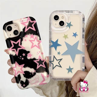 เคสโทรศัพท์มือถือ ลายดาวน่ารัก เรียบง่าย สร้างสรรค์ สีชมพู สําหรับ Realme C53 C33 C25 C25Y C25s C30 C21Y C15 C35 C55 C20 C12 C11 2021 C17 C30S C1 C2 C3 C11 5i 5s 5 9i 6i 7i