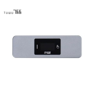 เคสอลูมิเนียมอัลลอยด์ สีเทา สําหรับ ITGZ M.2 NVMe SATA NGFF SSD Enclosure USB 3.2 Gen2 10Gbps 2280 M.2 SSD