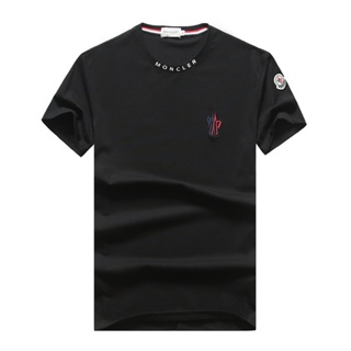 QHZR Moncler T-shirt 2020 new summer mens mercerized cotton embroidered round neck short sleeve t-shirt