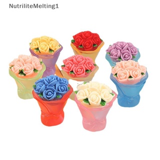 [NutriliteMelting1] โมเดลช่อดอกไม้เรซิ่น 3D เรืองแสง ขนาดเล็ก หลากสีสัน สําหรับตกแต่งโต๊ะ รถยนต์ DIY [TH]