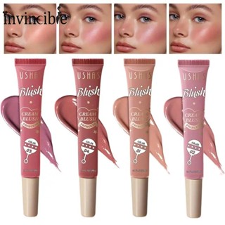 บลัชออน เนื้อแมตต์กํามะหยี่ ธรรมชาติ ติดทนนาน 4 สี / บลัชออนเนื้อแมตต์กํามะหยี่ / ครีมแก้ม กันน้ํา ให้ความชุ่มชื้น