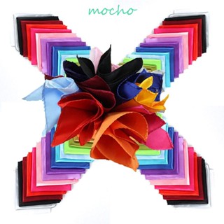 Mocho กระเป๋าผ้าซาติน ทรงสี่เหลี่ยม แฮนด์เมด 15 สี สําหรับชุดแต่งงาน