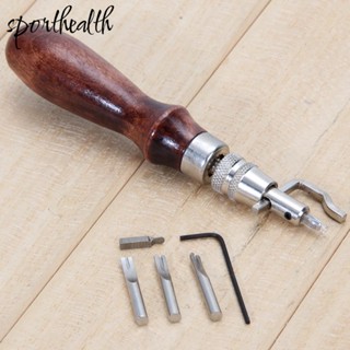 5 in1 เครื่องมือเย็บเครื่องหนัง รอยย่น ปรับได้ DIY