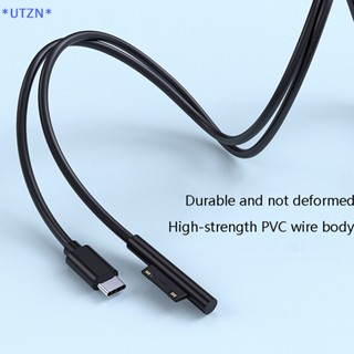 Utzn&gt; ใหม่ พาวเวอร์ซัพพลาย USB Type-C ชาร์จเร็ว สําหรับ Microsoft Surface Pro Charger