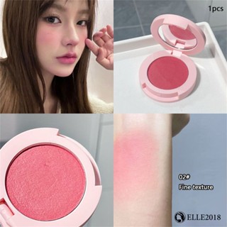 HERORANGE Monochrome Blush Cream Matte Multi-purpose Natural Brightening Contouring Rosy Round Blush Natural Blush 【elle20181_th】