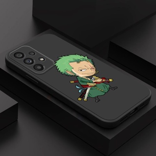 เคสโทรศัพท์มือถือ ซิลิโคนนิ่ม ปิดด้านหลัง ลายวันพีช Roronoa Zoro สําหรับ Samsung Galaxy S20 S21 FE plus+Ultra 5G