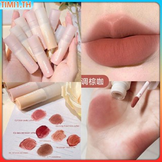 Kobeleen Matte Lip Stick Sweet Kiss Lip Glaze ลิปทินท์เนื้อแมทกำมะหยี่กันน้ำติดทนแบบถ้วย | เวลา1