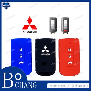 Bochang ปลอกกุญแจซิลิโคน สําหรับ Mitsubishi Outlander ASX Attrage Triton Keyless Remote