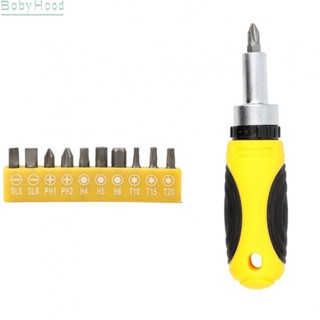 【Big Discounts】Ratchet Screwdriver Magnetic Matel Ratchet Screwdriver Handle With Bit Set#BBHOOD