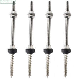 【Big Discounts】User Friendly M10 200mm Hanger Bolt Set for Solar Panel Roof Mounting 4pcs#BBHOOD