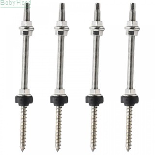 【Big Discounts】User Friendly M10 200mm Hanger Bolt Set for Solar Panel Roof Mounting 4pcs#BBHOOD