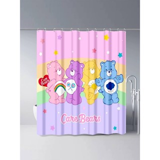 ม่านกันห้องน้ำ Care Bears มาใหม่ มีขอเกี่ยวให้ในชุด พร้อมส่ง 4 ลาย ตามภาพ ขนาด 180×180 cm