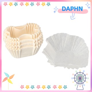 Daphs ถ้วยกระดาษรองคัพเค้ก ทรงสี่เหลี่ยม สีขาว 100 ชิ้น สําหรับห้องครัว