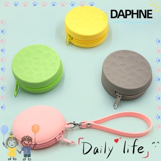 Daphne กระเป๋าใส่เหรียญ พวงกุญแจ จี้ซิลิโคน ทรงกลม ขนาดเล็ก น่ารัก เปลี่ยนสีได้ สําหรับเป็นของขวัญ