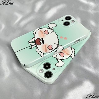 เคสโทรศัพท์มือถือ แบบฟิล์มแข็ง ลายการ์ตูน KUZI สีขาว สําหรับ Apple Iphone 14promax 13 12 11 xs 7 8p