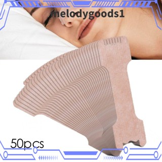 Melodygoods1 แผ่นแปะจมูก หายใจสะดวก เป็นมิตรกับสุขภาพ 50 ชิ้น