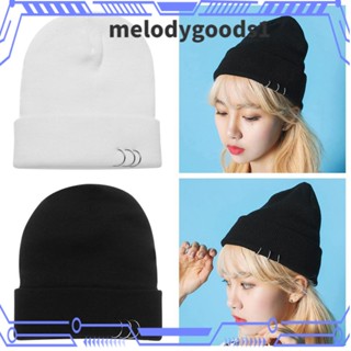 MELODYGOODS1 หมวกผ้าถัก สไตล์ฮิปฮอป สําหรับกลางแจ้ง