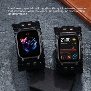 สายนาฬิกา สายนาฬิกาข้อมือ สไตล์วินเทจ สําหรับ Amazfit Gtr 3 Gtr2 2 Mini และ 22 มม. 0.86 นิ้ว