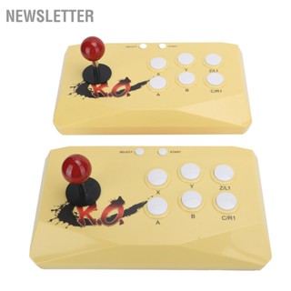 Newsletter จอยสติ๊กต่อสู้แบบไร้สายคู่ Gamepad Gaming Fight Stick Controller คอนโซลเกมทีวี