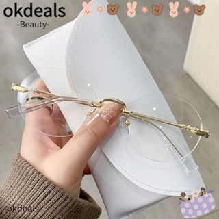 OKDEALS แว่นตา ป้องกันแสงสีฟ้า แบบพกพา ทนทาน สําหรับผู้ชาย และผู้หญิง