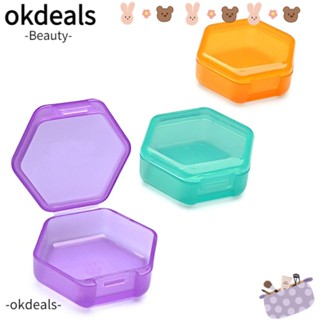 OKDEALS กล่องเก็บยา ขนาดเล็ก 6 ชิ้น